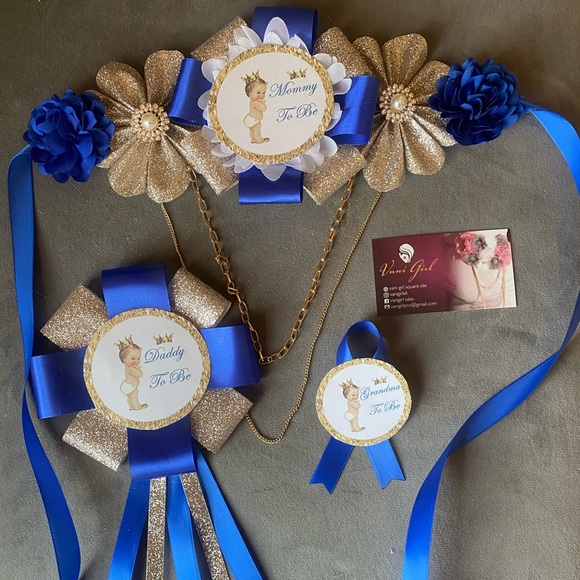 Maternity sash Royal set 266 main image 5